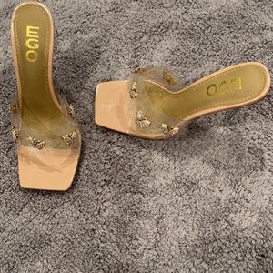 Size 7 EGO Nude Heels